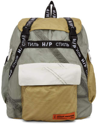 Heron Preston SSENSE Exclusive Grey JUMP Backpack