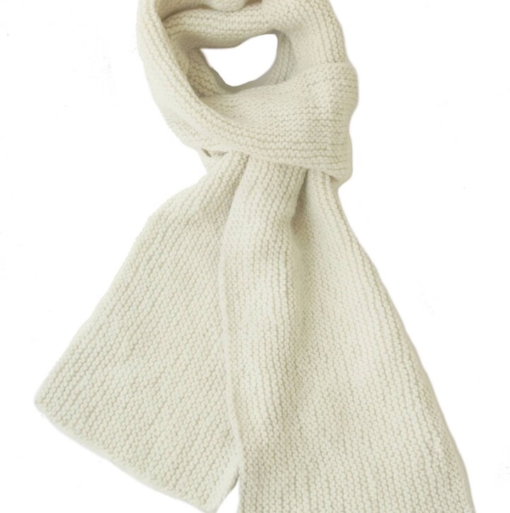 Nirvanna Designs Roam Scarf In White