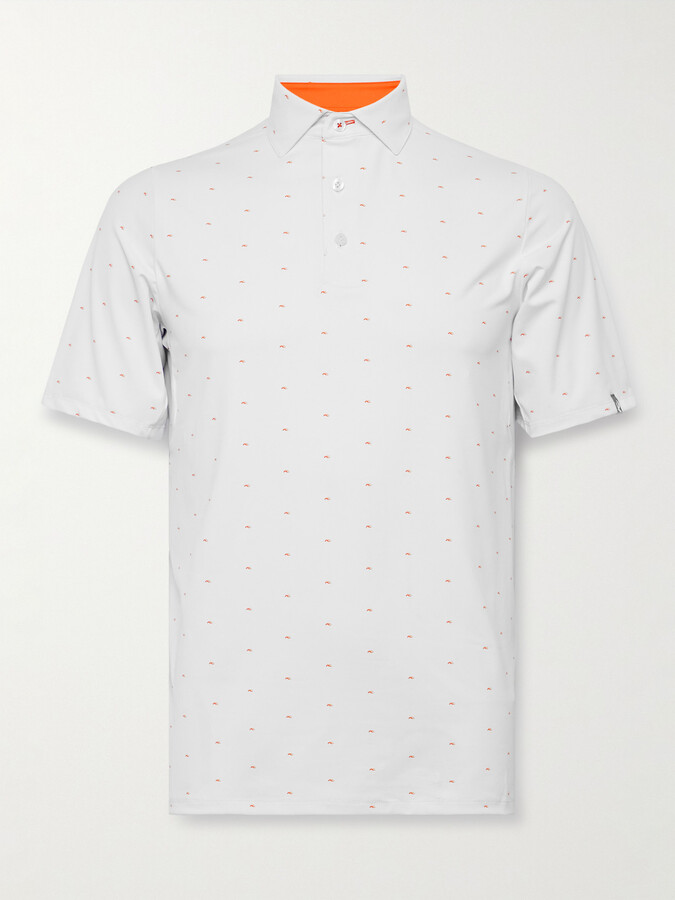 Kjus Golf Printed Stretch-Jersey Golf Polo Shirt - ShopStyle