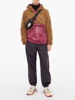Thumbnail for your product : 2 MONCLER 1952 Hooded Fleece And Shell Half-zip Jacket - Purple
