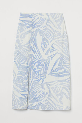 H&M Linen-blend skirt