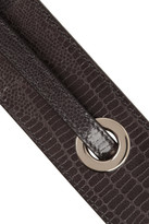 Thumbnail for your product : Jimmy Choo Bella snake-embossed leather belt