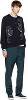 Thumbnail for your product : Kenzo Navy Limited Edition Holiday Double Tiger Sweater