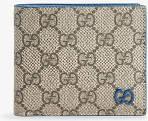 Mens Be Ebo./Int.Dus/In.D Gg-Monogram Bi-Fold Canvas Wallet