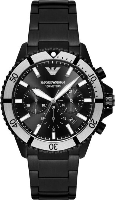 Watch Men\'s Chronograph Emporio - Steel Watches Armani ShopStyle