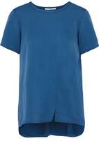 Thumbnail for your product : Halston Silk-blend Jersey T-shirt