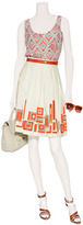 Thumbnail for your product : Milly Ivory Perfect Pleated Date Skirt
