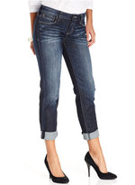 Thumbnail for your product : KUT from the Kloth Catherine Boyfriend Straight-Leg Cuffed Jeans, Wise Wash