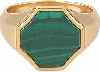 Emanuele Bicocchi Malachite Signet Ring