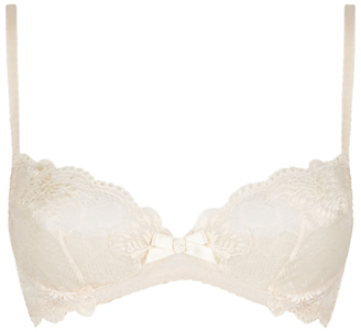 L'Agent by Agent Provocateur Mirabel Bridal Non Padded Balcony Bra, Cream