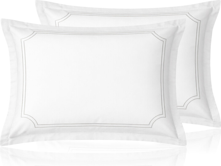 Los Encajeros Louise Cotton Satin Standard Sham