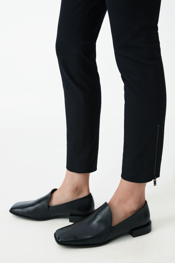 Cos Leather Loafers With Geometric Heel - ShopStyle Shoes