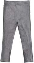 Thumbnail for your product : Imoga Stretch Suede and Jersey Leggings, Gray, Size 8-14