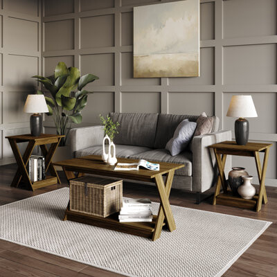 Ebern Designs Emporia 3 Piece Coffee Table Set