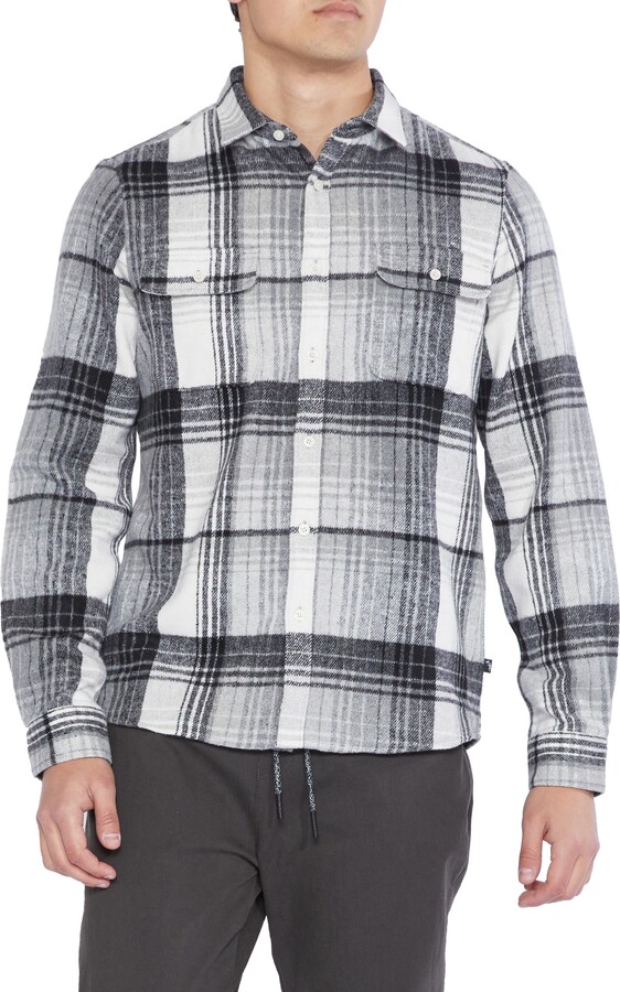 Civil Society Plaid Flannel Button-Up Shirt