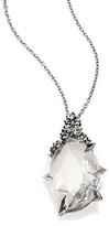 Thumbnail for your product : Alexis Bittar Fine Silver Lake Marquis Grey Diamond, Semi-Precious Multi-Stone & Sterling Silver Pendant Necklace
