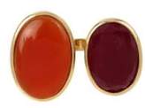 Thumbnail for your product : Diane von Furstenberg Reconstituted Stone Goldplated Ring