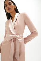 Thumbnail for your product : Tuxedo Tie Waist Midi Dress
