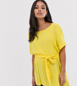 Mama Licious Mama.Licious Mamalicious tie front blouse