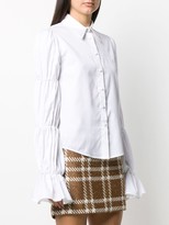 Thumbnail for your product : FEDERICA TOSI Tiered Sleeve Pointed Collar Shirt