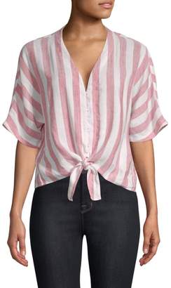 Rails Thea Striped Tie-Front Top