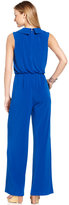 Thumbnail for your product : Jessica Simpson Wide-Leg Sleeveless Tuxedo Jumpsuit