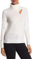 Thumbnail for your product : Catherine Malandrino Cutout Cashmere Turtleneck Sweater
