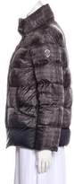 Thumbnail for your product : Moncler Printed Down Jacket Grey Printed Down Jacket