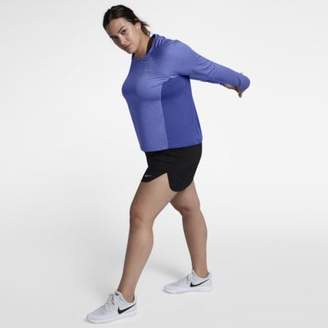 Nike Miler (Plus Size) Women's Long Sleeve Running Top Size 1X (Blue) - Clearance Sale