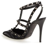 Thumbnail for your product : Valentino 'Noir Tigre Rockstud' T-Strap Pump