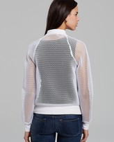 Thumbnail for your product : Milly Jacket - Honeycomb Bomber