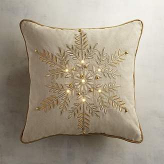 pier one snowflake pillow