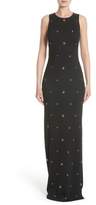 Thumbnail for your product : St. John Back Keyhole Shimmer Milano Knit Gown