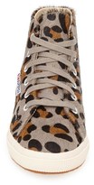 Thumbnail for your product : Superga '2095' Leopard Print Calf Hair High Top Sneaker (Women)