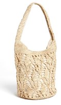 Thumbnail for your product : Mar y Sol Crochet Raffia Shoulder Bag