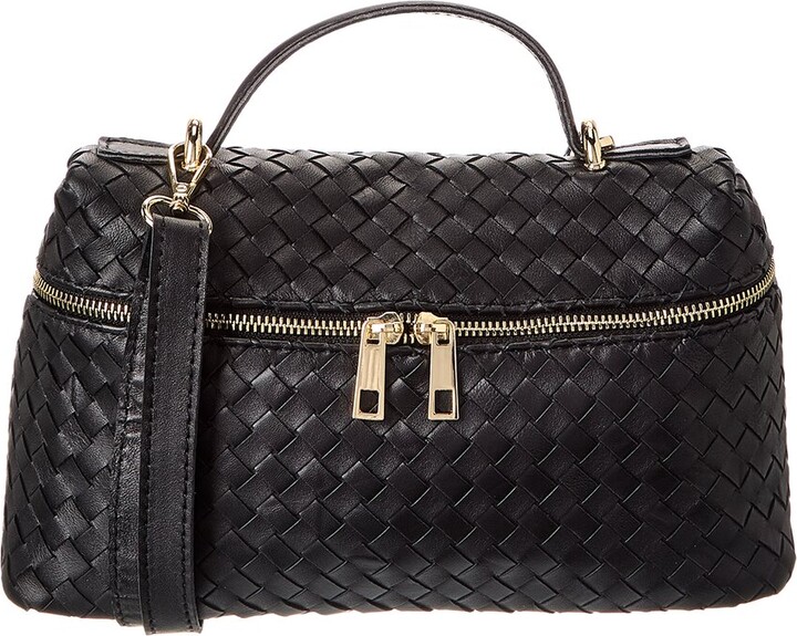 Isabella Rossetti Quinn Hand-Woven Leather Crossbody