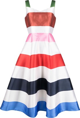 Kate Spade Horizontal-Stripe Pattern Dress