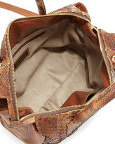 Thumbnail for your product : Carlos Falchi Mini Rosh Small Satchel Bag, Whiskey/Whiskey