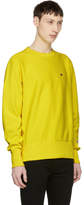 Thumbnail for your product : Champion Reverse Weave Yellow Crewneck Sweater