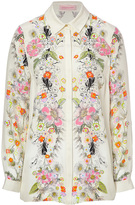 Thumbnail for your product : Matthew Williamson Silk Floral Print Shirt