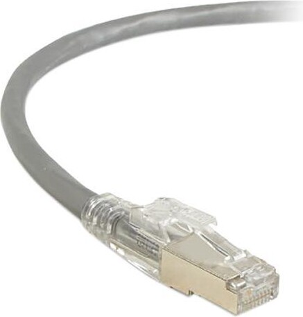 Black Box Corporation GigaTrue 3 CAT6 250-MHz Lockable, Shielded, Stranded, Backbone PVC Cable (Sc/FTP), 2-ft. (0.6-m), Gray