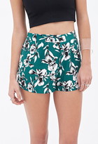 Thumbnail for your product : Forever 21 Abstract Floral Woven Shorts