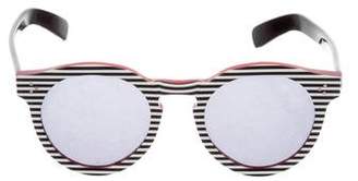 Illesteva Leonard II Striped Sunglasses