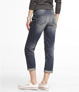 Thumbnail for your product : Express Low Rise Ankle Rolled Boyfriend Jean