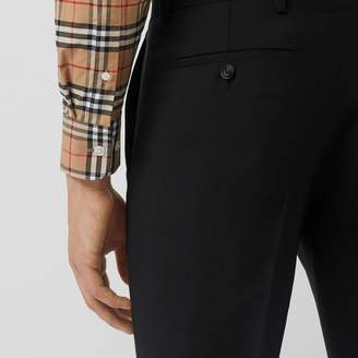 Burberry Classic Fit Wool Mohair Tailored Trousers