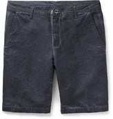 Thumbnail for your product : Massimo Alba Vela Slim-Fit Watercolour-Dyed Linen and Cotton-Blend Shorts