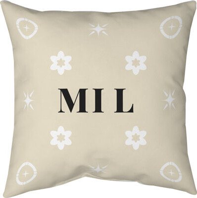 Khieu Milwaukee Basketball Colors Cream Twill Pillow
