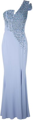 Antonio Berardi one shoulder gown - women - Silk/Spandex/Elastane/Acetate/Rayon - 44