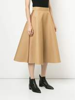 Thumbnail for your product : GOEN.J side stripe flared midi skirt