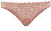Thumbnail for your product : Hanro Moments Floral-lace Briefs - Womens - Dark Pink